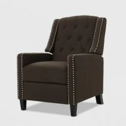 Cheapest ✔️ Izidro Tufted Recliner - Christopher Knight Home Dark Charcoal 🤩 -Living Room Chairs Sales unnamed file 13401