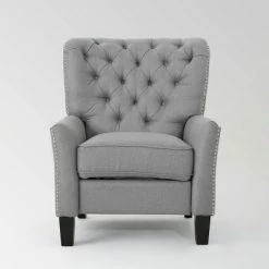 Top 10 ⌛ Cerelia Tufted Recliner - Christopher Knight Home Light Gray ✨ -Living Room Chairs Sales unnamed file 13407