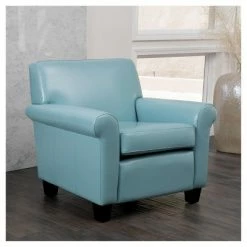 Flash Sale π€© Oversized Bonded Leather Club Chair Blue - Christopher Knight Home π 7 Flash Sale π€© Oversized Bonded Leather Club Chair Blue - Christopher Knight Home π -Living Room Chairs Sales unnamed file 1341