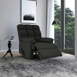 Cheap ⭐ Prolounger Microfiber Wall Hugger Recliner - Handy Living Gray 👍 -Living Room Chairs Sales unnamed file 13431