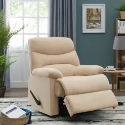 Deals 😉 Wall Hugger Microfiber Pillow Top Arm Recliner Chair - ProLounger Brown ⌛ -Living Room Chairs Sales unnamed file 13469