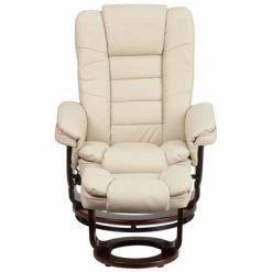 Cheapest 🔔 Riverstone Furniture Contemporary Leather Recliner with Horizontal Stitching and Ottoman - Flash Furniture Brown Vintage 💯 -Living Room Chairs Sales unnamed file 13479