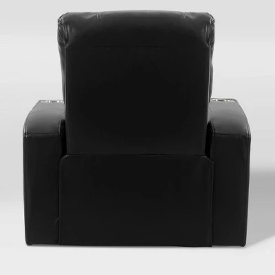 Best reviews of ❤️ Tucson Home Theater Single Power Recliner with Stainless Steel Cup Holders Black Leather Gel - Corliving ✨ 7 Best reviews of ❤️ Tucson Home Theater Single Power Recliner with Stainless Steel Cup Holders Black Leather Gel - Corliving ✨ - Image 5