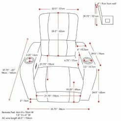 Best reviews of ❤️ Tucson Home Theater Single Power Recliner with Stainless Steel Cup Holders Black Leather Gel - Corliving ✨ 17 Best reviews of ❤️ Tucson Home Theater Single Power Recliner with Stainless Steel Cup Holders Black Leather Gel - Corliving ✨ -Living Room Chairs Sales unnamed file 13497