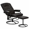 Hot Sale 😍 Flash Furniture Massaging Multi-Position Recliner and Ottoman with Metal Bases in Brown LeatherSoft 🛒 -Living Room Chairs Sales unnamed file 13514