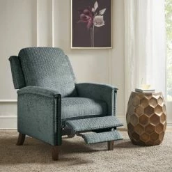 Budget ⭐ Madison Park Cicely Push Back Recliner Charcoal ✨ -Living Room Chairs Sales unnamed file 13519