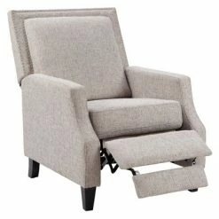 Budget 🎁 Madison Park Hargis Recliner - Gray ⌛ -Living Room Chairs Sales unnamed file 13534
