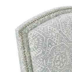 Best Pirce 🌟 Madison Park Linda Push Back Recliner Light Blue 😉 -Living Room Chairs Sales unnamed file 13554