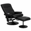 Buy 😉 Flash Furniture Massaging Multi-Position Recliner with Side Pocket and Ottoman in Black LeatherSoft 🛒 -Living Room Chairs Sales unnamed file 13602