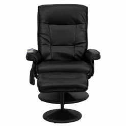 Buy 😉 Flash Furniture Massaging Multi-Position Recliner with Side Pocket and Ottoman in Black LeatherSoft 🛒 -Living Room Chairs Sales unnamed file 13605