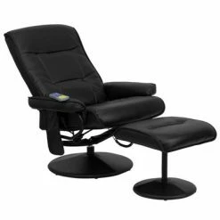 Best Pirce ✔️ 2pc Massaging Multi Position Recliner with Side Pocket Set Black - Riverstone Furniture Collection 🎉 -Living Room Chairs Sales unnamed file 13609