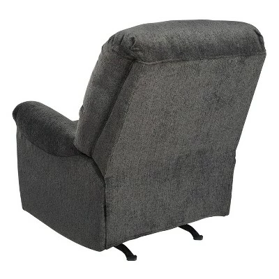 New ๐งจ Fabric Upholstered Rocker Recliner with Pillow Top Arm Gray - Benzara ๐ฅฐ 5 New ๐งจ Fabric Upholstered Rocker Recliner with Pillow Top Arm Gray - Benzara ๐ฅฐ - Image 3