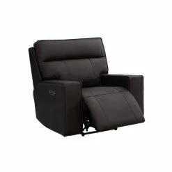 Best Pirce 🌟 Layton Leather Power Recliner with Power Headrest - Abbyson Living Brown 🥰 -Living Room Chairs Sales unnamed file 13643