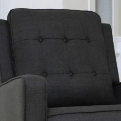 Promo ⌛ Francis Mid Century Pushback Recliner - Abbyson Living Ivory 🥰 -Living Room Chairs Sales unnamed file 13677