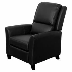 Cheap ๐ฏ Kate Bonded Leather Recliner - Corliving Black ๐งจ