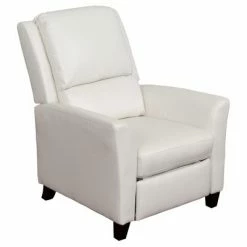 Cheap 💯 Kate Bonded Leather Recliner - Corliving Black 🧨 -Living Room Chairs Sales unnamed file 13719