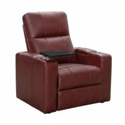 Hot Sale 💯 Rider Power Theater Recliner with 1 Table - Abbyson Living Brown 🌟 -Living Room Chairs Sales unnamed file 13735