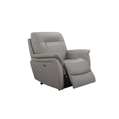 Promo π₯° Wilder Leather Power Recliner - Abbyson Living Gray π 4 Promo π₯° Wilder Leather Power Recliner - Abbyson Living Gray π - Image 2
