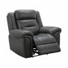 Brand new 🎁 Keizer Leather Triple Power Recliner Dark Gray - Abbyson Living 🌟 -Living Room Chairs Sales unnamed file 13778