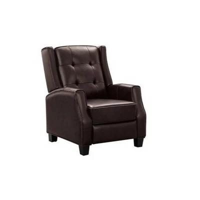 Coupon π Wiley Leather Pushback Recliner - Abbyson Living Navy Blue π 7 Coupon π Wiley Leather Pushback Recliner - Abbyson Living Navy Blue π - Image 5