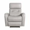 Cheapest 😉 Lola Leather Power Recliner with Power Headrests Gray - Abbyson Living ✨ -Living Room Chairs Sales unnamed file 13809