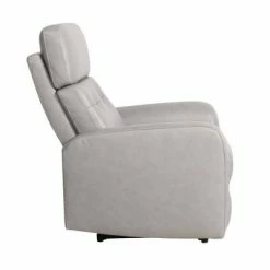 Cheapest 😉 Lola Leather Power Recliner with Power Headrests Gray - Abbyson Living ✨ -Living Room Chairs Sales unnamed file 13810