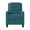 Outlet 🌟 Fay Wingback Press-Back Recliner Medium Blue - ProLounger 🔥