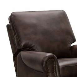 Best deal 👍 Carly Leather Pushback Recliner - Abbyson Living Brown 😍 -Living Room Chairs Sales unnamed file 13835