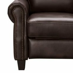 Best deal 👍 Carly Leather Pushback Recliner - Abbyson Living Brown 😍 -Living Room Chairs Sales unnamed file 13836