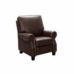 Best deal 👍 Carly Leather Pushback Recliner - Abbyson Living Brown 😍 -Living Room Chairs Sales unnamed file 13839