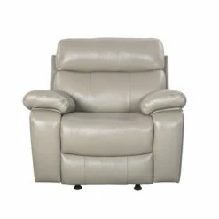 Brand new ✔️ Cortez Leather Recliner - Abbyson Living Beige 🔔 -Living Room Chairs Sales unnamed file 13851