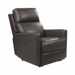 Coupon 🎁 Gwen Leather Power Recliner with Power Foot and Headrest - Abbyson Living Camel ⌛ -Living Room Chairs Sales unnamed file 13886