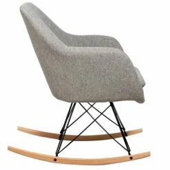 Wholesale 😀 Costway Set of 2 Accent Rocking Chair Upholstered Rocking Arm Chair w/ Cushion 👏 -Living Room Chairs Sales unnamed file 13893