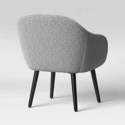 Best Sale ✨ Harwell Modern Arm Barrel Chair with Metal Legs - Project 62™ Gray/white 🎉 -Living Room Chairs Sales unnamed file 139