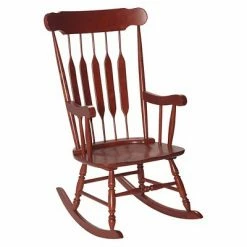 Coupon ❤️ Adult Wooden Rocking Chair - Gift Mark Natural 😍 -Living Room Chairs Sales unnamed file 13919