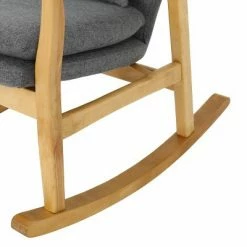 Brand new 🧨 Benny Mid Century Modern Fabric Rocking Chair - Christopher Knight Home Muted Yellow 💯 -Living Room Chairs Sales unnamed file 13923