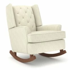 Flash Sale 🌟 Best Chairs Inc. Best Chairs Ames Upholstered Runner Rocker Dark Walnut Cobalt 🎉 -Living Room Chairs Sales unnamed file 13948