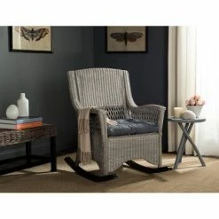 Deals 🤩 Aria Rocking Chair - Antique/Grey - Safavieh 👏