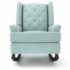 Cheapest 😀 Best Chairs Inc. Best Chairs Ames Upholstered Runner Rocker Espresso Powder 😀 -Living Room Chairs Sales unnamed file 13978