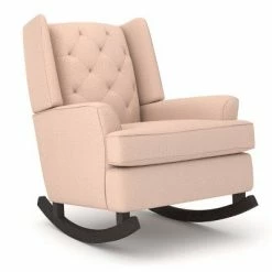 Cheapest 😀 Best Chairs Inc. Best Chairs Ames Upholstered Runner Rocker Espresso Powder 😀 -Living Room Chairs Sales unnamed file 13981