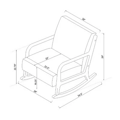 Deals 🎉 Esters Wood Armchair Sherpa White - Project 62™ 🎉 6 Deals 🎉 Esters Wood Armchair Sherpa White - Project 62™ 🎉 - Image 4