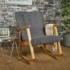 Best deal ✔️ Harvey Mid-Century Modern Fabric Rocking Chair - Christopher Knight Home Muted Blue 🎉 2 Best deal ✔️ Harvey Mid-Century Modern Fabric Rocking Chair - Christopher Knight Home Muted Blue 🎉 -Living Room Chairs Sales unnamed file 14029