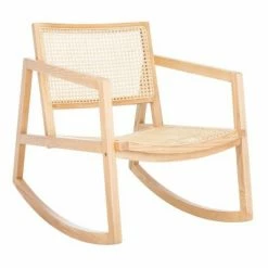 Brand new 😉 Perth Rattan Rocking Chair Natural - Safavieh ❤️ 11 Brand new 😉 Perth Rattan Rocking Chair Natural - Safavieh ❤️ -Living Room Chairs Sales unnamed file 14037