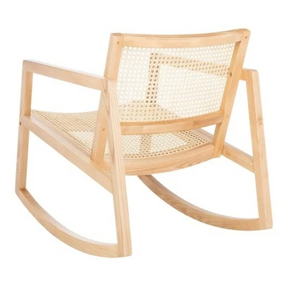 Brand new 😉 Perth Rattan Rocking Chair Natural - Safavieh ❤️ 7 Brand new 😉 Perth Rattan Rocking Chair Natural - Safavieh ❤️ - Image 5