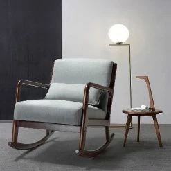 Flash Sale π Rocking Chair with a Lumbar Pillow | Karat Home π€©