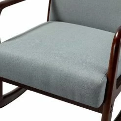 Flash Sale 😀 Rocking Chair with a Lumbar Pillow | Karat Home 🤩 -Living Room Chairs Sales unnamed file 14048