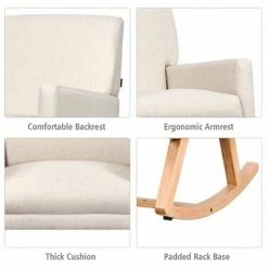 Best reviews of ๐งจ Costway Mid Century Fabric Rocking Chair Upholstered Accent Armchair Lounge Chair Beige/Gray โ๏ธ 21 Best reviews of ๐งจ Costway Mid Century Fabric Rocking Chair Upholstered Accent Armchair Lounge Chair Beige/Gray โ๏ธ -Living Room Chairs Sales unnamed file 14116