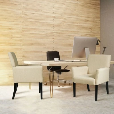 Discount π Costway Set of 2 Arm Chair Guest Chair Home Office w/ Wooden Legs π 5 Discount π Costway Set of 2 Arm Chair Guest Chair Home Office w/ Wooden Legs π - Image 3