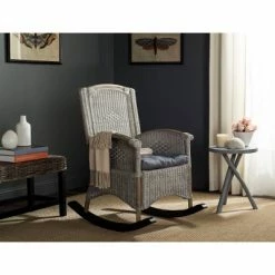 Promo 😍 Verona Rocking Chair - Safavieh Gray 😍