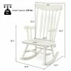 Best reviews of 🛒 Costway Solid Wood Rocking Chair Porch Rocker Indoor Outdoor Seat Glossy Finish WhiteCoffee 🎁 -Living Room Chairs Sales unnamed file 14184